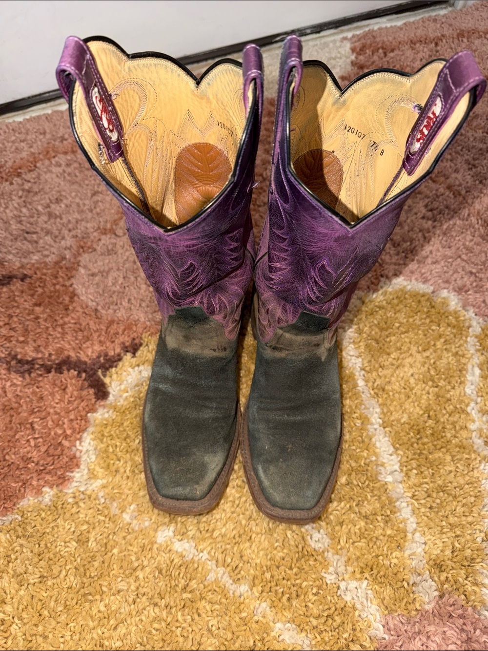 Rios of Mercedes Black Rough out boots